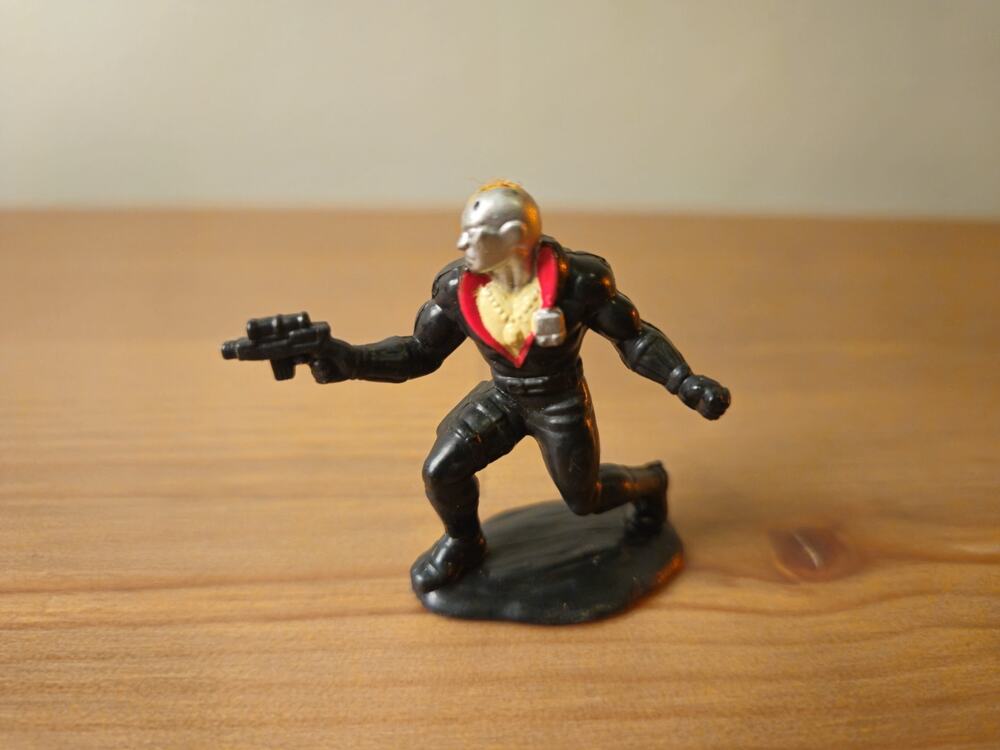 Destro mini figure 1989 GI Joe Cobra ARAH miniature Hasbro micro